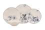 Hermia Juego de Vajilla de Porcelana de 24 Piezas Multicolor
